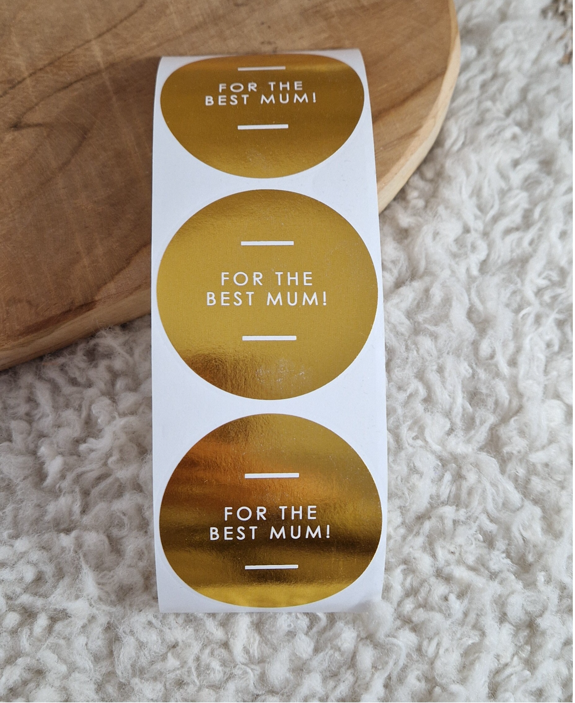 Sluitsticker | For the best mum (5 stuks)