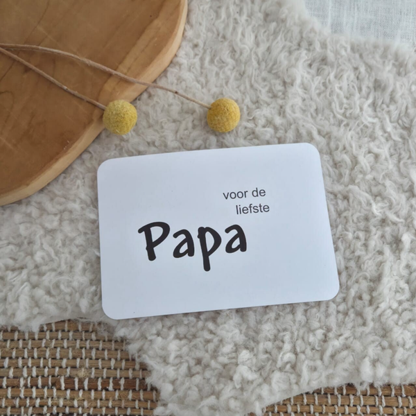 Kaartje | liefste papa