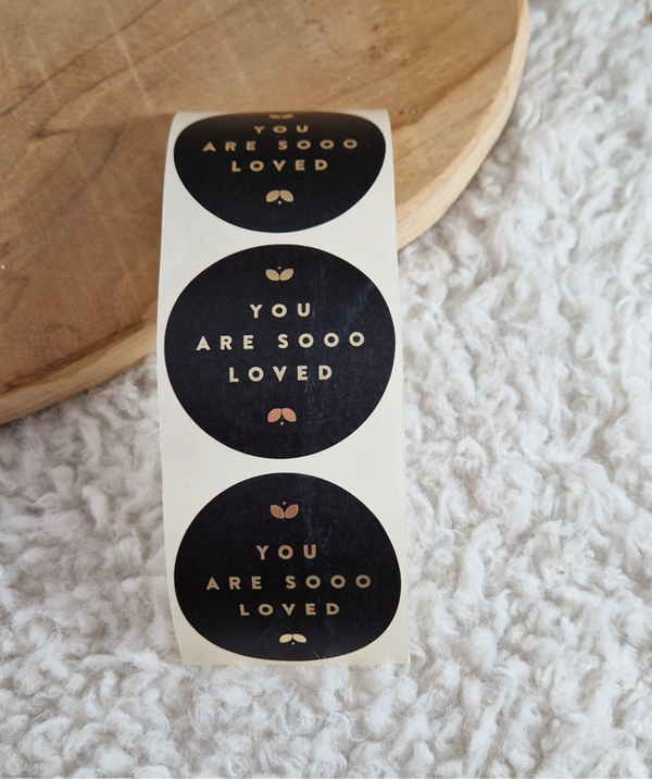 Sluitsticker | You are sooo loved (5 stuks)