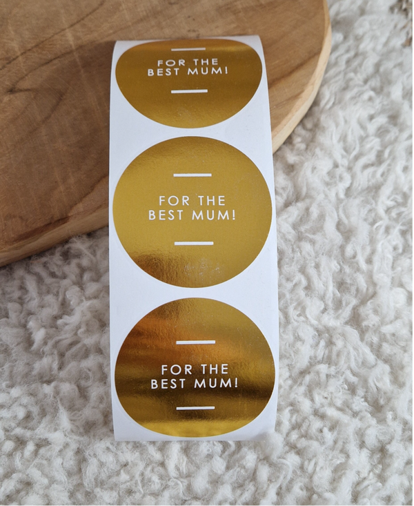 Sluitsticker | For the best mum (5 stuks)