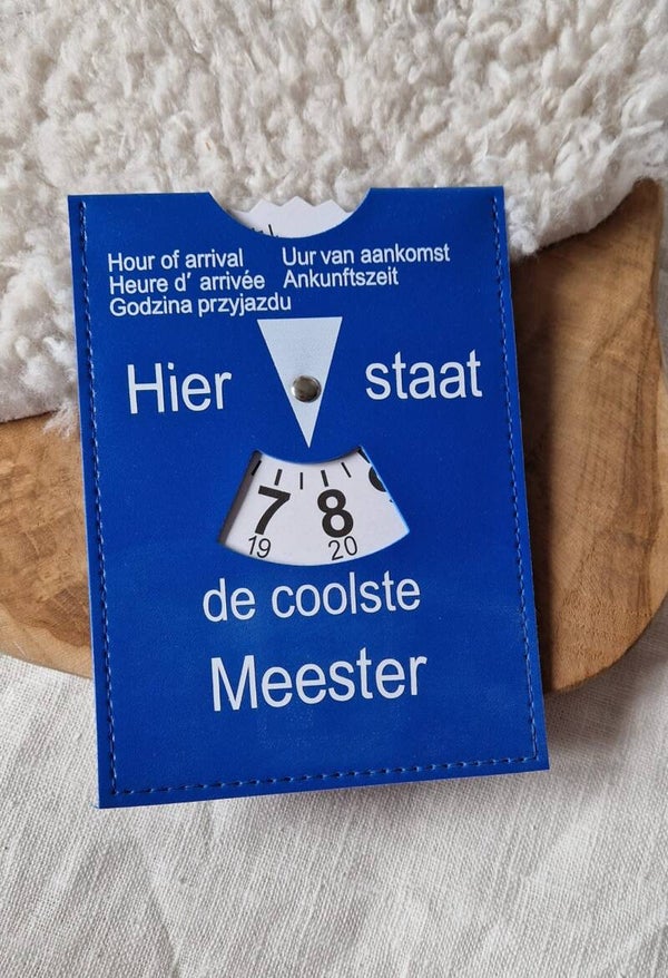 Parkeerschijf | Tekst naar keuze