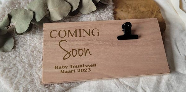 Houtenbordje | Coming soon