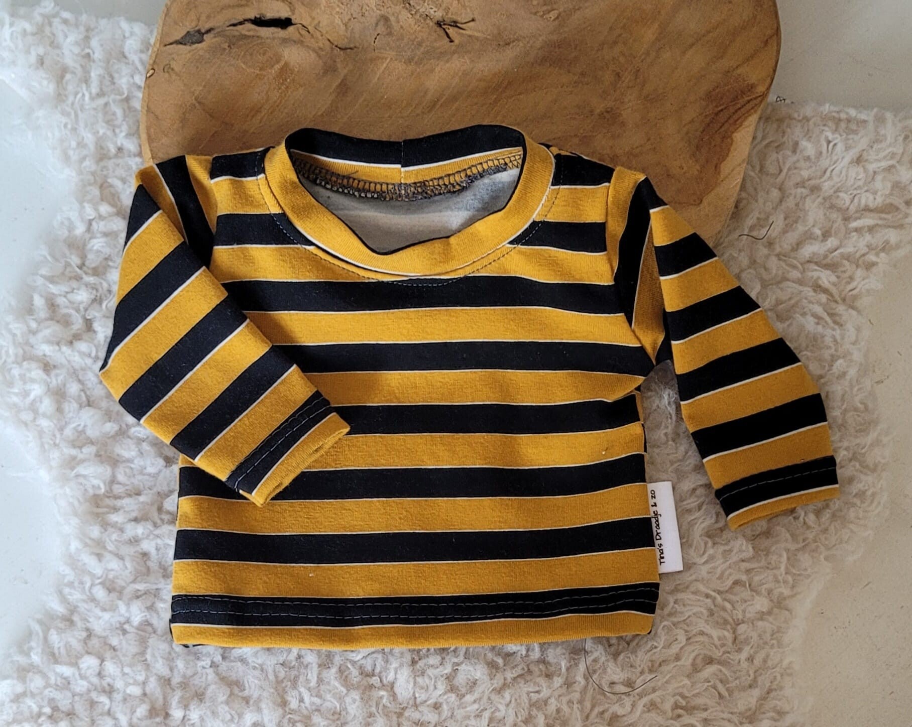 Poppenkleding | shirt streep