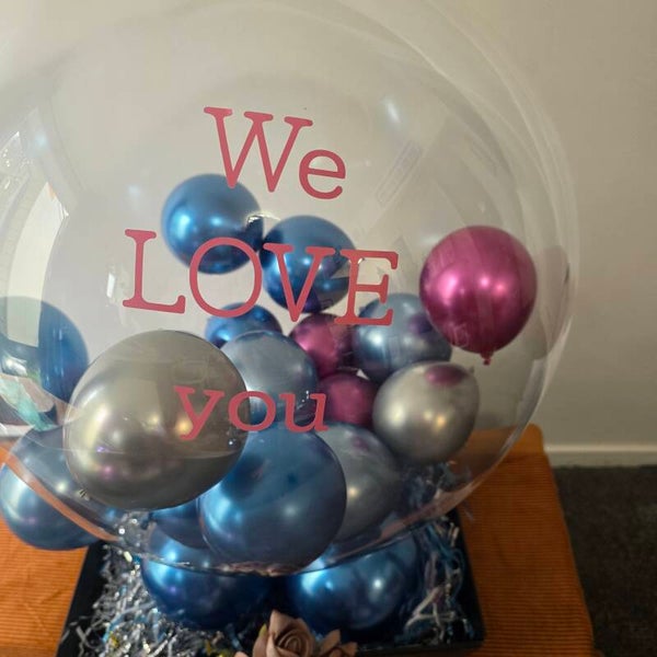 60cm Clear Balloon Gift