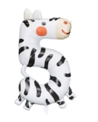 Animal shaped Numbers Helium filled