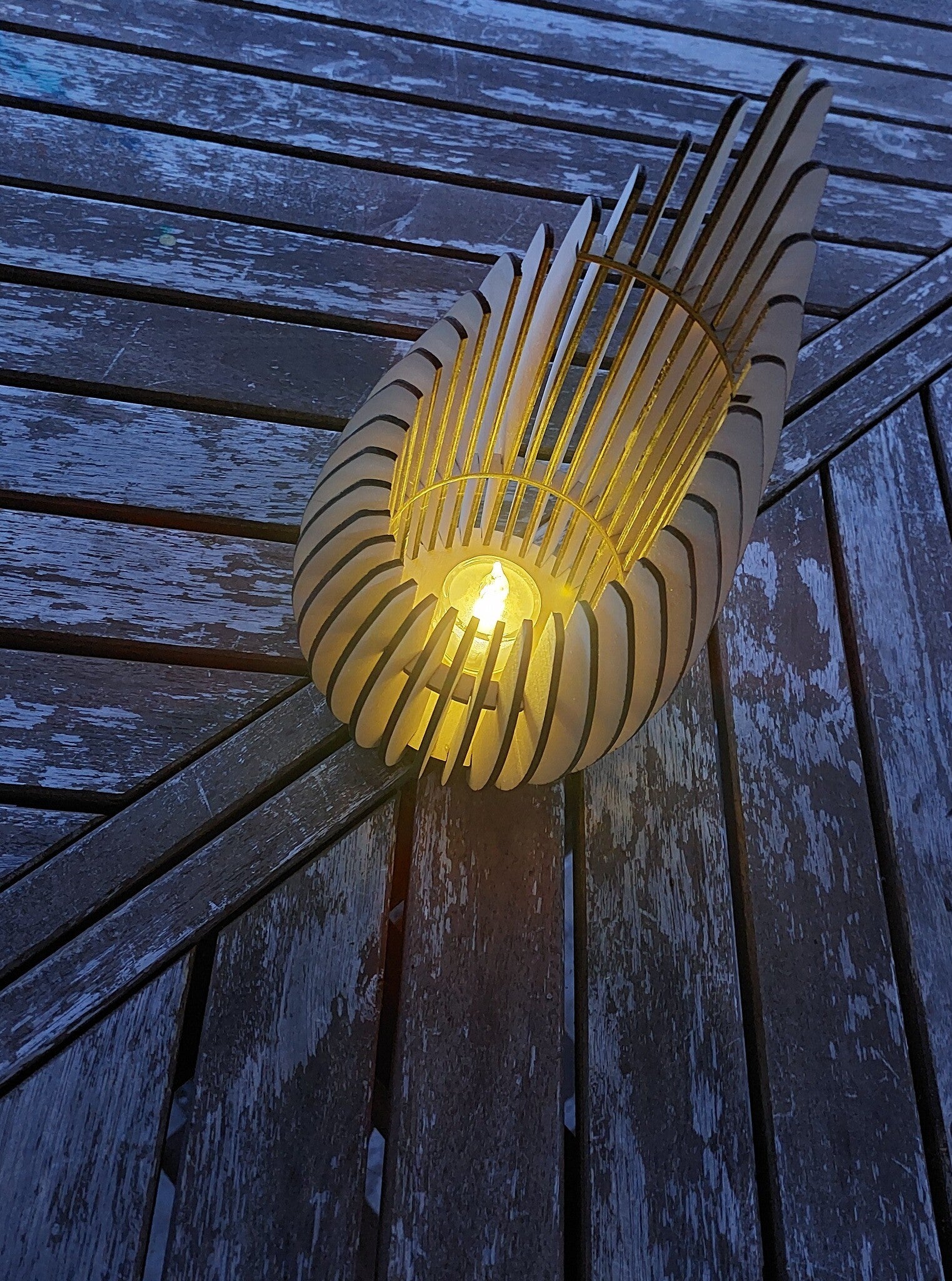 Magische theelichthouder