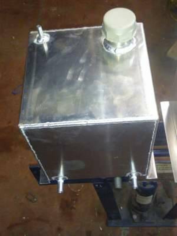 ALUMINIUM BENZINE TANK +- 12 L