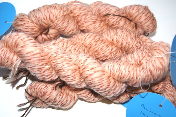 Lot 5 écheveaux Laine Mérinos & Mohair – Couleur Pêche