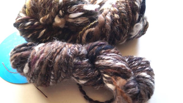 Duo de Mini-Écheveaux Fantaisie – Mérinos & Cria Blanc