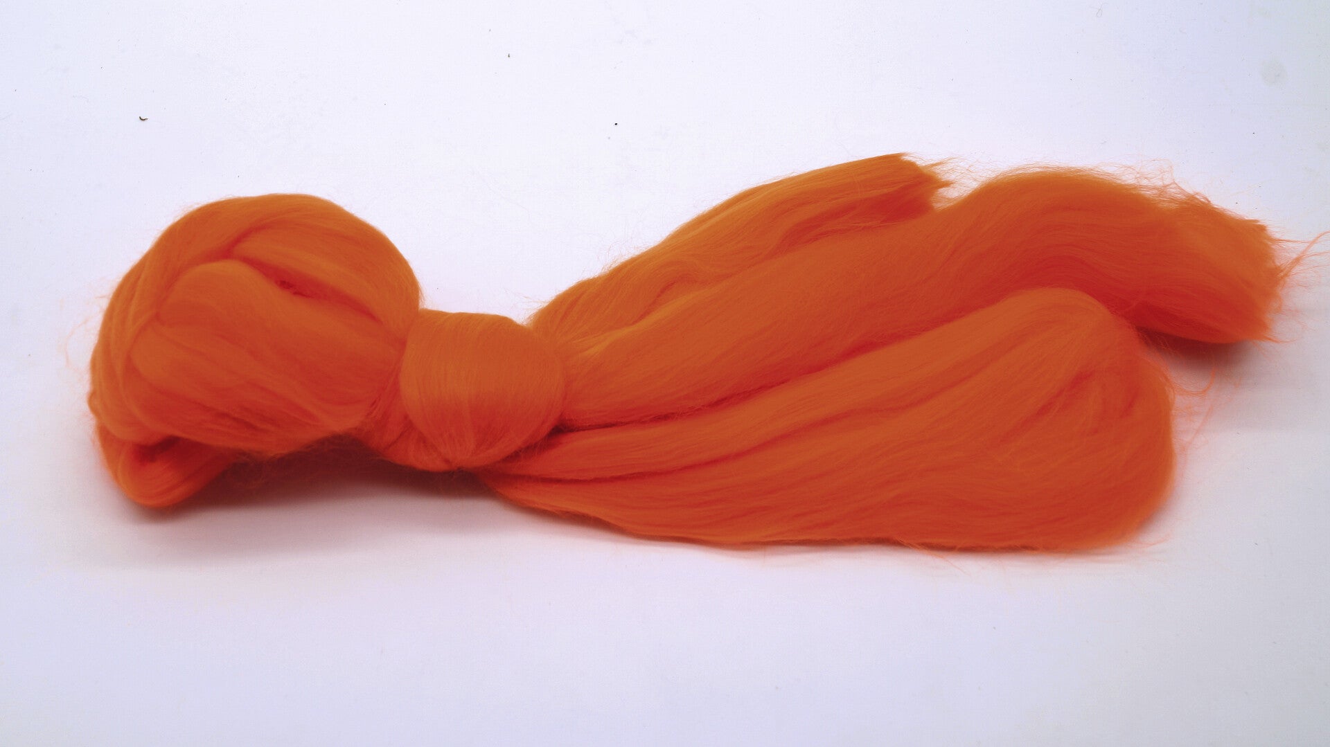 Fibre de nylon pour filage, feutrage et fabrication de poupées couleur orange