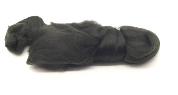 Fibre de nylon pour filage, feutrage et fabrication de poupées couleur noire