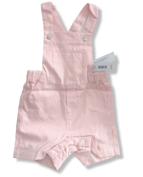 Salopette courte - Jacadi Paris - Modèle: PEPPERMINT- 18 et 24 Mois