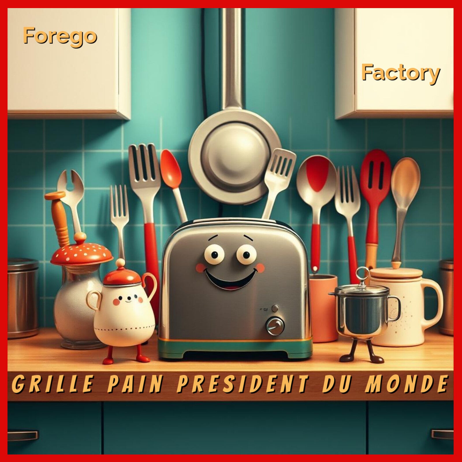 Grille Pain Président du Monde