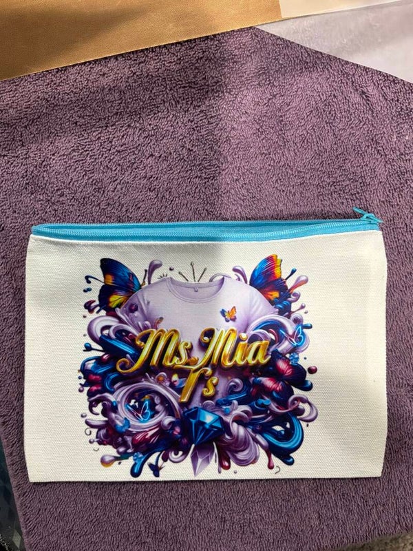 Custom Canvas Make-up Bag