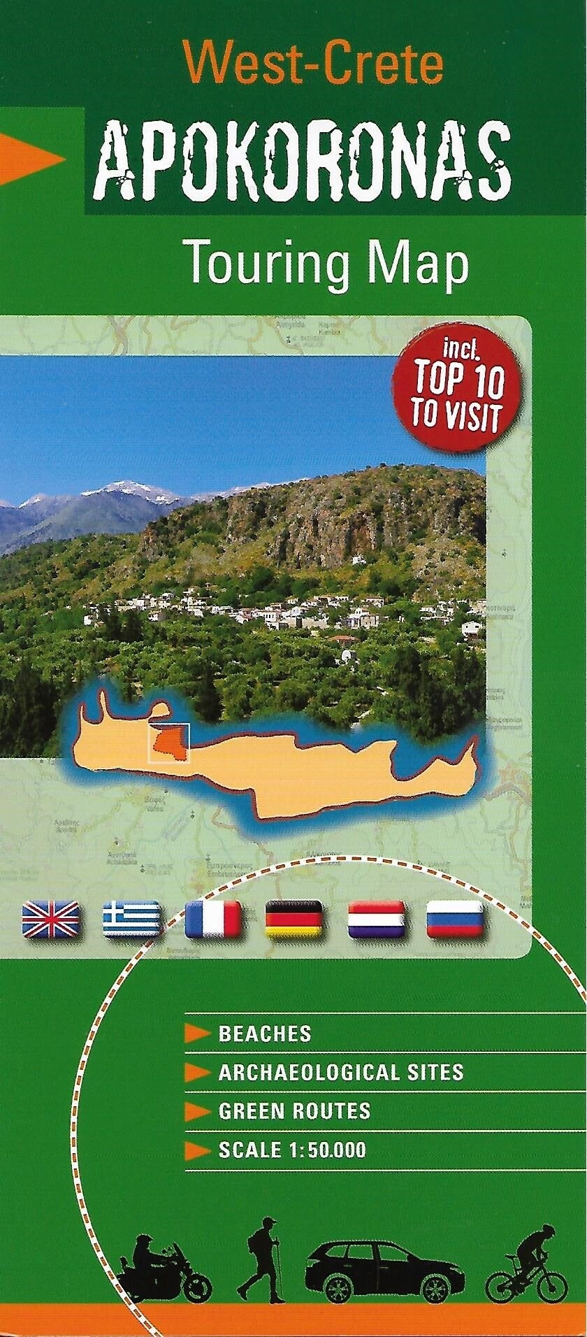 Apokoronas Touring Map (Deutsch)