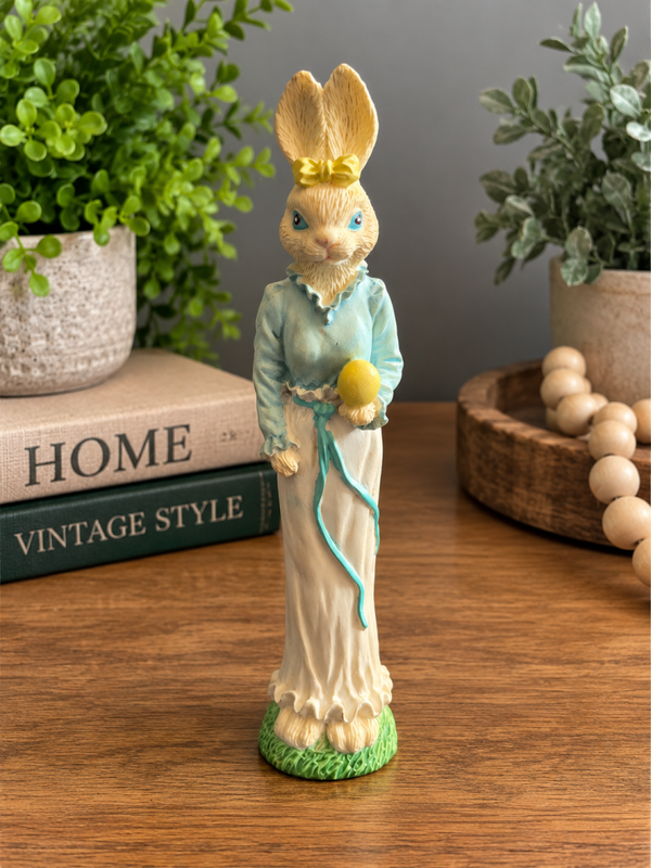Vintage Style Easter Bunny Figurine