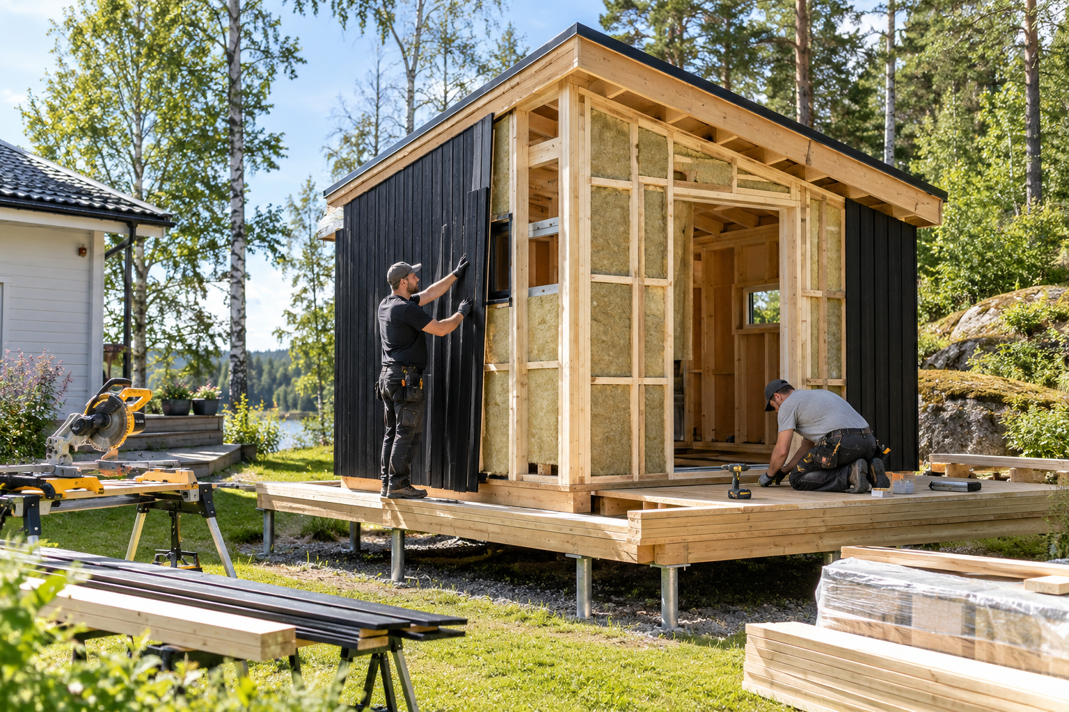 Pihasauna valmistetaan Seinäjoella