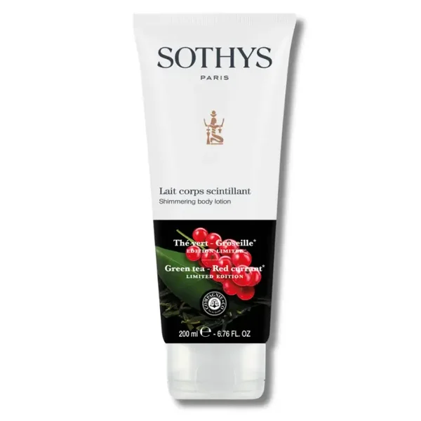 Lait corps scintillant thé vert & groseille - 200 ml