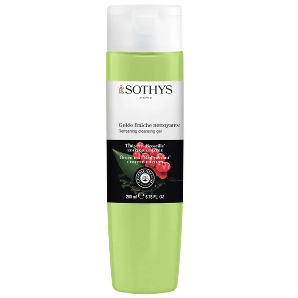 Gelée fraîche nettoyante thé vert & groseille - 200 ml