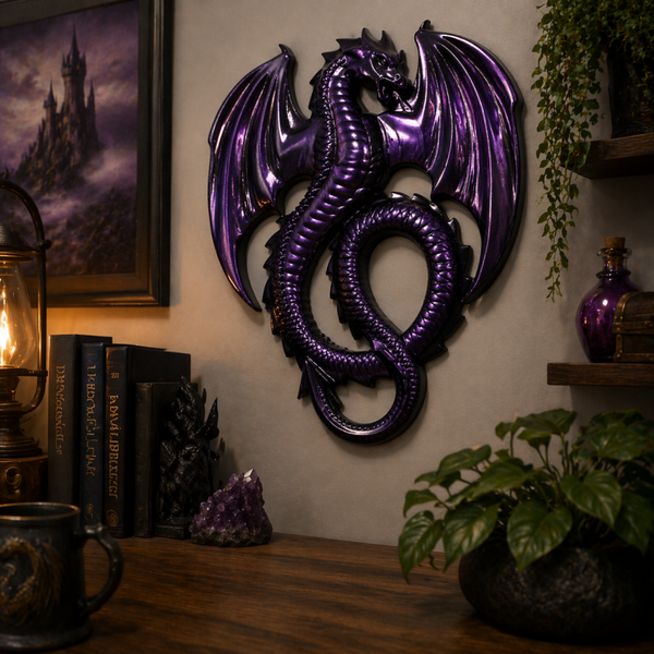 Handcrafted Dragon Wall Art – Unique Fantasy Décor