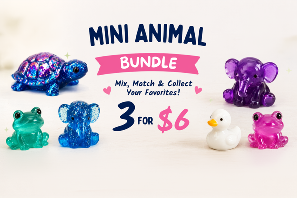 Mini animal 3 for $6 Bundle