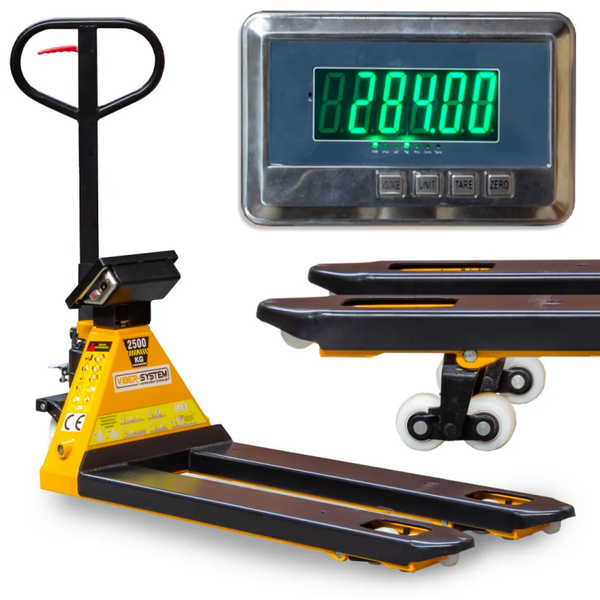 Palletwagen met digitale weegschaal 2500kg P2500W