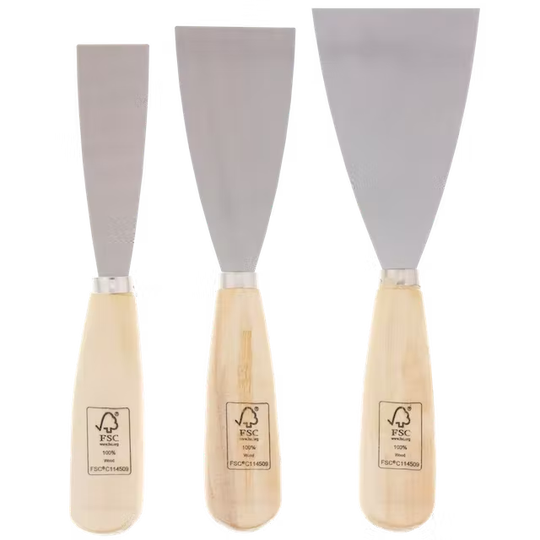 Plamuurmessen 3 stuks