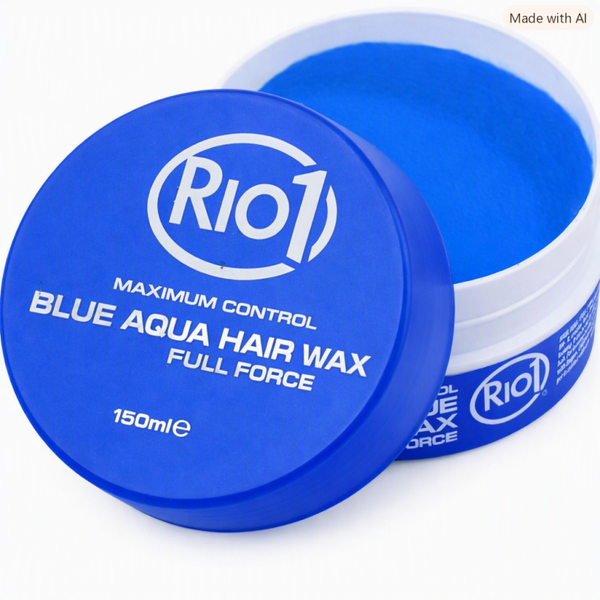 RIO1 Blue Aqua Hair Wax – Full Force 150ml