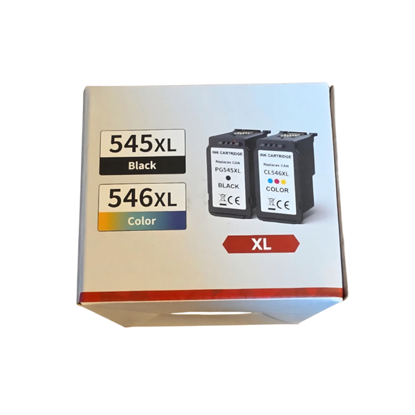 545XL / 546XL Inktcartridges – XL Zwart + Kleur – Compatibel – Nieuw