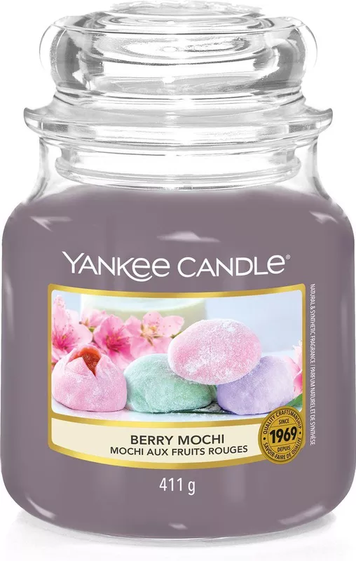 Yankee Candle Berry Mochi Fruits Rouge Medium Jar 411 Gram
