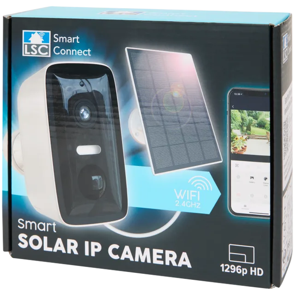 LSC Smart Connect IP-camera op zonne-energie 1296p HD