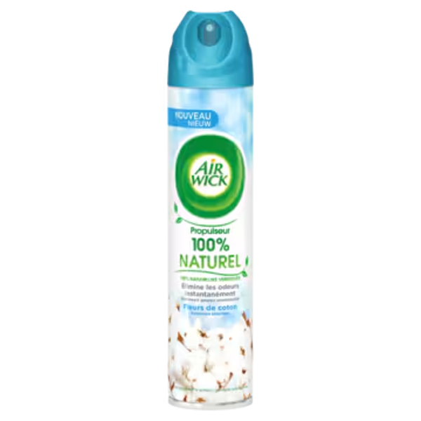 Air Wick Luchtverfrisser Spray – Katoen | 240 ml | 100% Natuurlijke Verstuiver