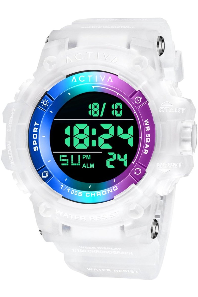 Activa Digital ACW8046-001 Heren Quartz Horloge - 50 mm