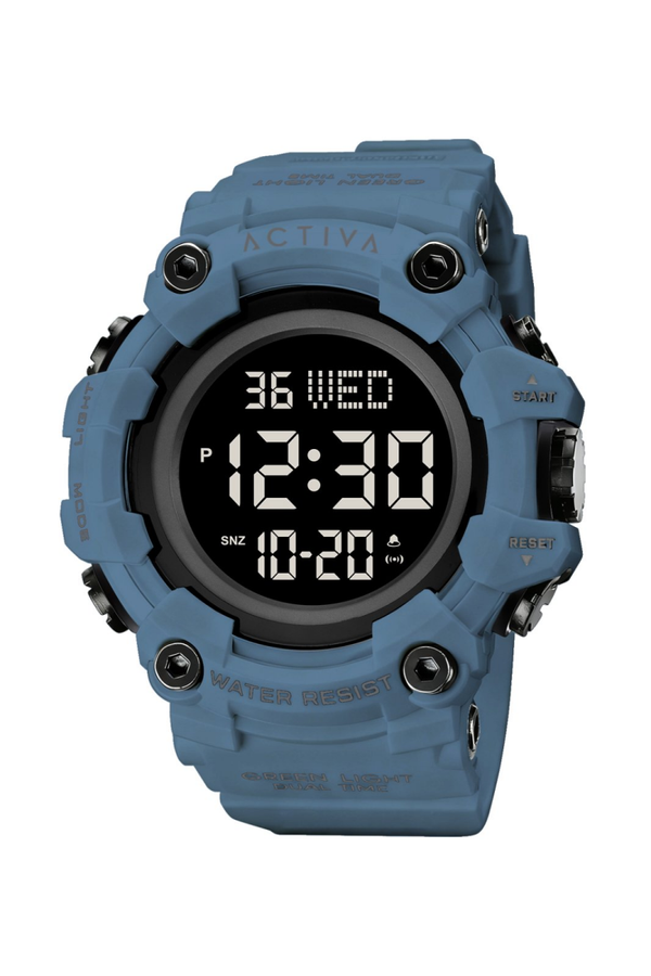 Activa DIGITAL ESSENTIALS ACW1968-007 Men's Watch - Quartz Movement - Plastic with Black Dial - 53 mm