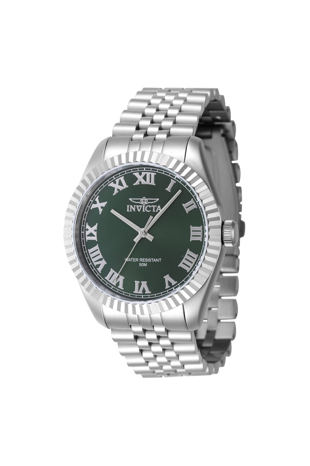 Invicta Specialty 47398 Herenhorloge - Quartz Uurwerk - Roestvrij Staal met Groene Wijzerplaat - 43 mm