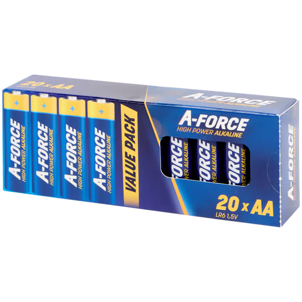 A-Force batterijen AA 20 stuks