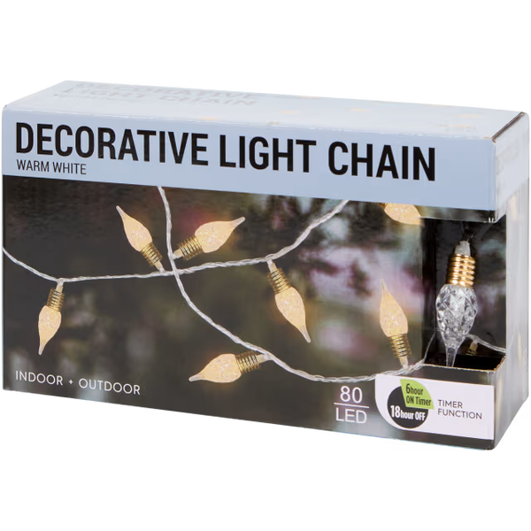 Kerstverlichting 80 led | 8,9 meter