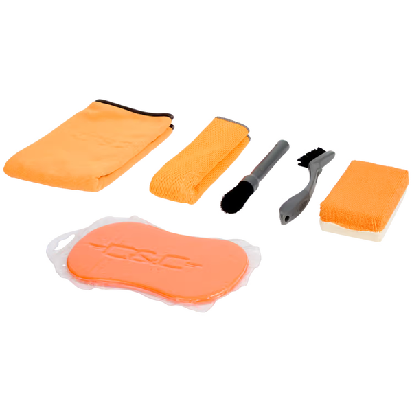 C&C auto-reinigingsset 6-delig | diverse kleuren