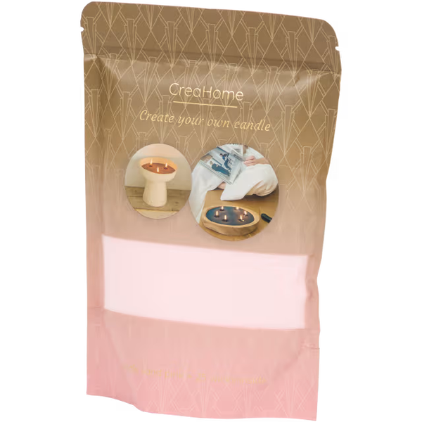 Maak je Eigen Kaars – 250g Wax Zand in Roze, Wit of Zwart | Inclusief Lonten en DIY Set voor Thuis