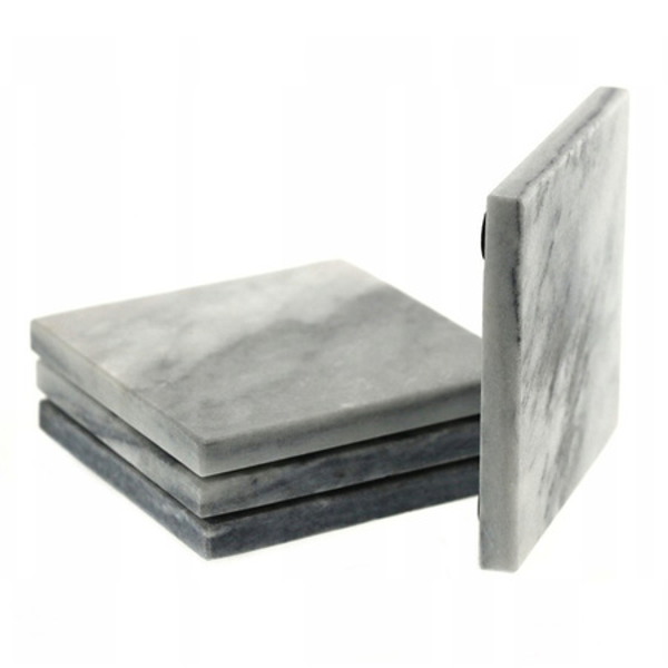 Marmeren Onderzetters 10x10 cm 4 Stuks