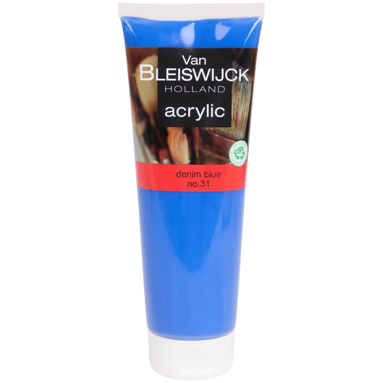 Van Bleiswijck acrylverf denim blue 250 ml