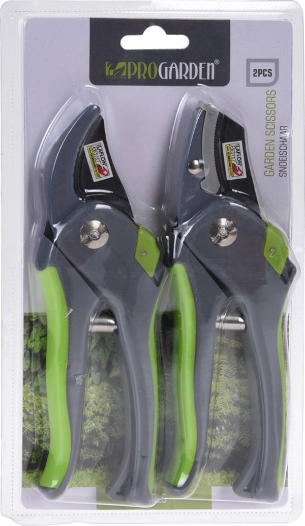 Pro Garden Tuinscharen set - 2 ST - snoeischaar en heggenschaar - 20 cm