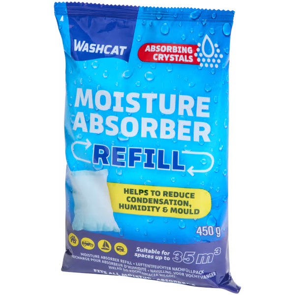 Washcat vochtvanger navulling 3 x 450 gram