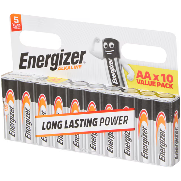 Energizer alkaline batterijen AA 10 stuks