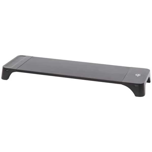 Lab31 monitorstandaard met oplaadpunten 17 x 55 cm | diverse kleuren