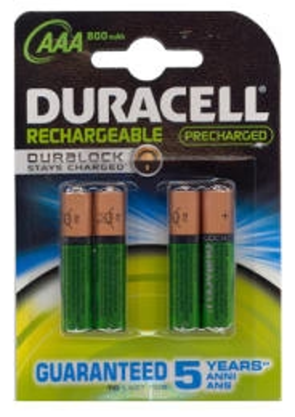 Duracell STAYCHARAAAP4 4x AAA Batterijen Oplaadbaar