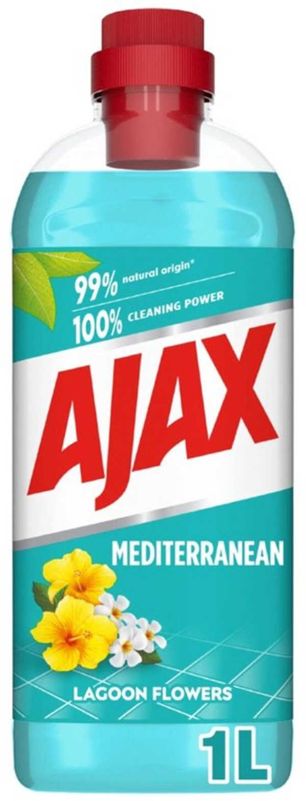 Ajax - Allesreiniger - Mediterranean - Tonen van Lagunebloemen - 1L