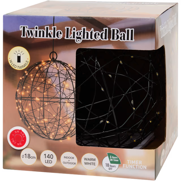 Lichtbol Ø 18 cm | 140 led