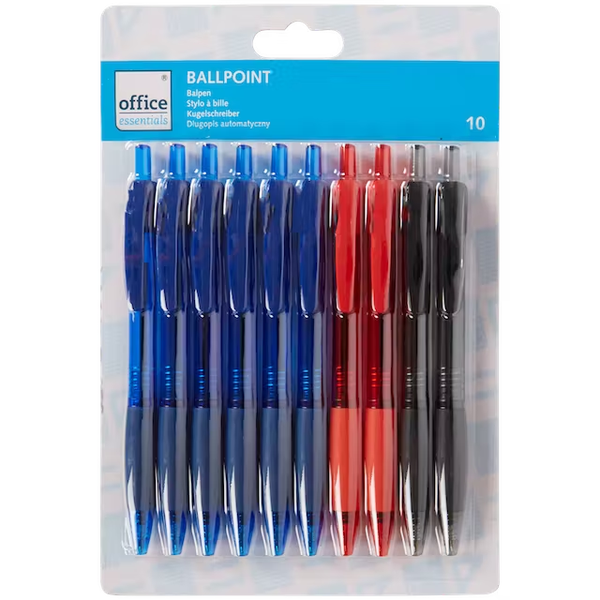 Office Essentials balpennen 10 stuks