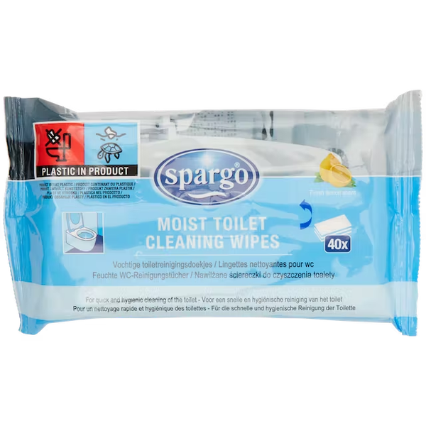 Spargo toiletreinigingsdoekjes 40 stuks